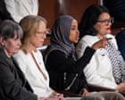Top Democrat defends State of the Union protests as House speaker says he nearly ejected Omar and Tlaib – live